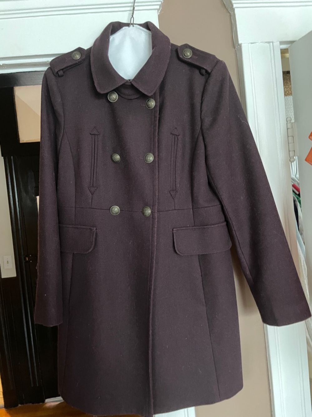 Ann Taylor vintage military style coat